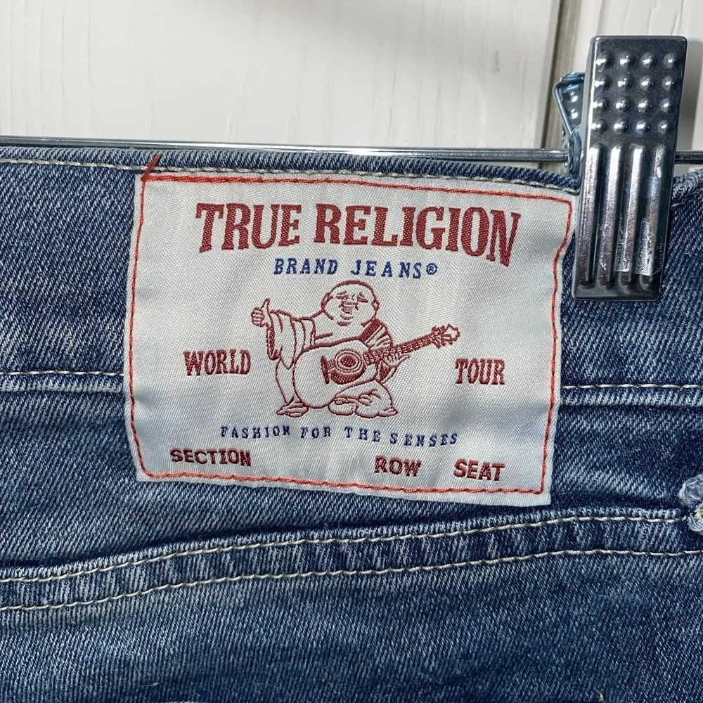 True Religion‎ Men's Geno Relaxed Slim Fit Jeans 30 Y2K Medium Wash
